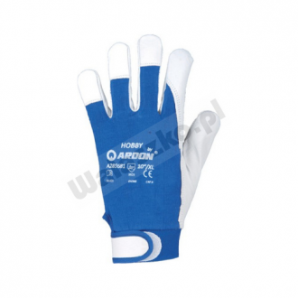 RĘKAWICE ROBOCZE NIEBIESKIE HOBBY