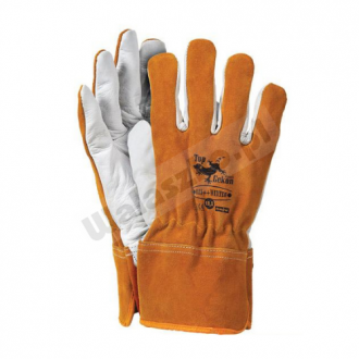 Rękawice spawalnicze długie szyte Kevlarem