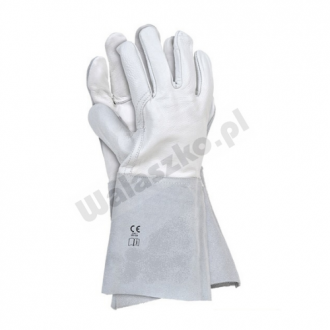 Rękawice spawalnicze długie skóra licowa LAMA