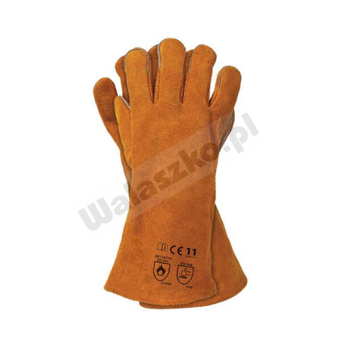 Rękawice spawalnicze długie szyte nicią Kevlarową