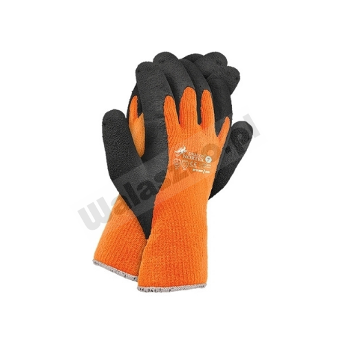 Rękawice robocze ocieplane Dragon powlekane lateksem